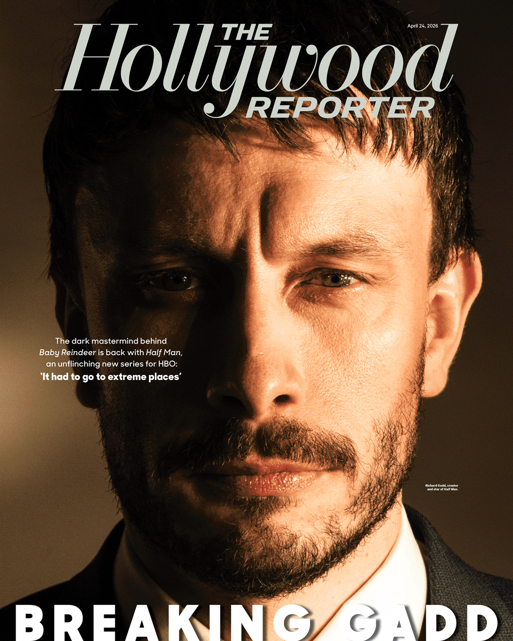 Portraits ode to Richard Gadd for The Hollywood Reporter, captured by Frank Ockenfels 3.