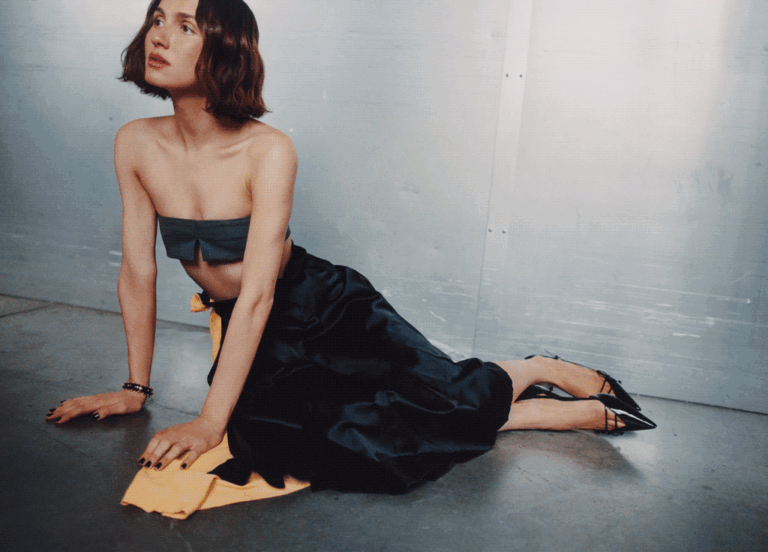 Photographes of Maude Apatow for PORT Magazine, captured by Heather Hazzan.